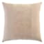 Crosby St. Taupe Cotton Slub & Velvet Throw Pillow, 24"