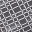 Crosby St. Black Grid Square Outdoor Throw Pillow, 16"