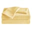 4-Piece Sunlight Yellow Super Soft Microfiber Sheet Set, Full
