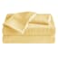 4-Piece Sunlight Yellow Super Soft Microfiber Sheet Set, Queen