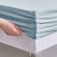 4-Piece Dusty Blue Super Soft Microfiber Sheet Set, Queen