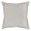 Providence Cream Cotton Velvet Euro Throw Pillow, 24"