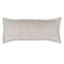 Providence Cream Cotton Velvet Throw Pillow, 14x36