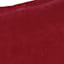 Providence Burgundy Cotton Velvet Throw Pillow, 14x20