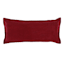 Providence Burgundy Cotton Velvet Throw Pillow, 14x36