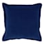 Providence Navy Blue Cotton Velvet Euro Throw Pillow, 24"