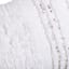 Found & Fable White Tufted Stripe Throw Pillow with Sequins, 14x20