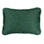 Found & Fable Solid Green Woven Throw Pillow with Fringe, 14x20