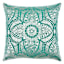 Found & Fable Green Foil Print Throw Pillow, 18"