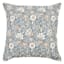 Honeybloom Vintage Indian Floral Printed Throw Pillow, 18"