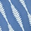 Providence Navy Blue Fern Stripe Print Throw Pillow, 18"