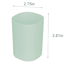 3-Piece Aqua Countertop Accessories Set