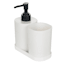 3-Piece White Countertop Accessories Set