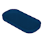 3-Piece Navy Blue Countertop Accessories Set