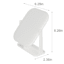 White Single Side Counter Vanity Mirror