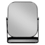 Black Single Side Counter Vanity Mirror