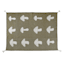 Honeybloom Mushrooms Woven Jacquard Cotton Throw Blanket, 50x60