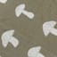 Honeybloom Mushrooms Woven Jacquard Cotton Throw Blanket, 50x60