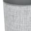 Winslow Grey & White Round Trash Bin, 10l