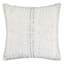 Found & Fable White Tufted Stripe Throw Pillow with Sequins, 24"