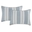 Honeybloom 3-Piece Blue Striped Quilt Set, King