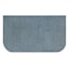 Blue Woven Chenille Washable Kitchen Mat, 20x34