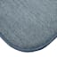 Blue Woven Chenille Washable Kitchen Mat, 20x34