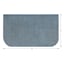 Blue Woven Chenille Washable Kitchen Mat, 20x34