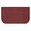 Red Woven Chenille Washable Kitchen Mat, 20x34
