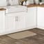 Tan Woven Chenille Washable Kitchen Mat, 20x34