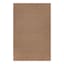 Brown Knitted Interlock Gel Back Washable Accent Rug, 30x46