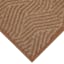 Brown Knitted Interlock Gel Back Washable Accent Rug, 30x46