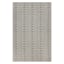 Grey & White Knitted Grid Gel Back Washable Accent Rug, 30x46