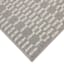 Grey & White Knitted Grid Gel Back Washable Accent Rug, 30x46