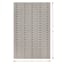 Grey & White Knitted Grid Gel Back Washable Accent Rug, 30x46