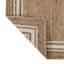 Natural & Ivory Braided Border Jute Accent Rug, 21x34