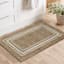 Natural & Ivory Braided Border Jute Accent Rug, 21x34