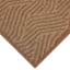 Brown Knitted Interlock Gel Back Washable Accent Rug, 21x34