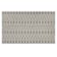 Grey & White Knitted Grid Gel Back Washable Accent Rug, 21x34