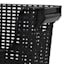 Crossover Weave Stackable Storage Basket, Black
