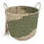 Sage Round Paper Storage Basket, Small