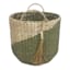 Sage Round Paper Storage Basket, Small