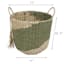 Sage Round Paper Storage Basket, Small