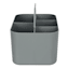 5-Compartment Office Caddy Organizer, Grey
