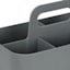 5-Compartment Office Caddy Organizer, Grey