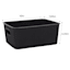 Doric Black Storage Basket, Small