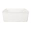 Doric White Storage Basket, Medium