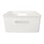Doric White Storage Basket, Medium