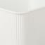 Doric White Storage Basket, Medium