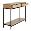 Honeybloom Burnaby Wood & Metal Console Table
